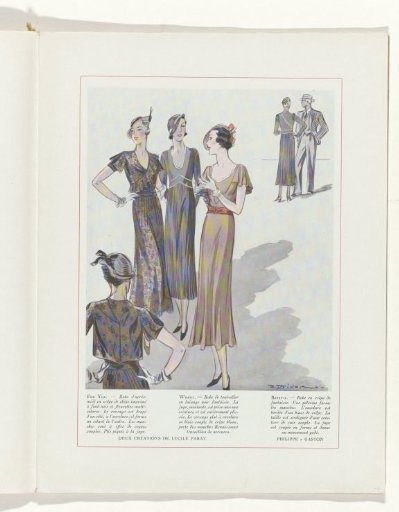 Art - Goût - Beauté, Feuillets de l' élégance féminine, June 1932, No. 142, 12th Year, p. 7