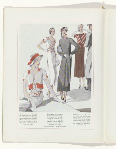 Art - Goût - Beauté, Feuillets de l' élégance féminine, June 1932, No. 142, 12th Year, p. 8