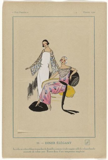 Très Parisien, February 1922: 10.- ELEGANT DINNER