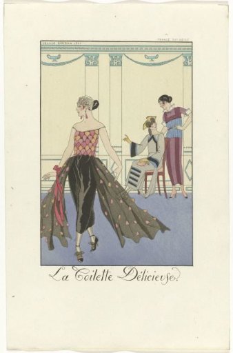 Falbalas et Fanfreluches: Almanach of Present, Past, and Future Fashions for 1922: The Delightful Toilette / France 20th Century