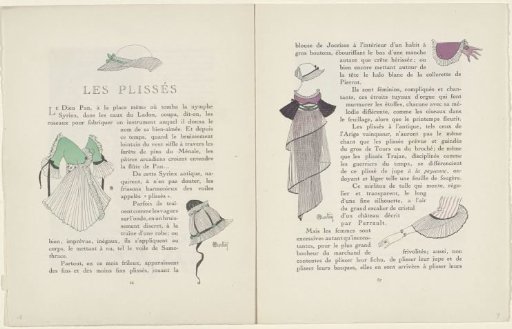 Gazette du Bon Ton, 1914 - No. 2: p. 57: The Pleats
