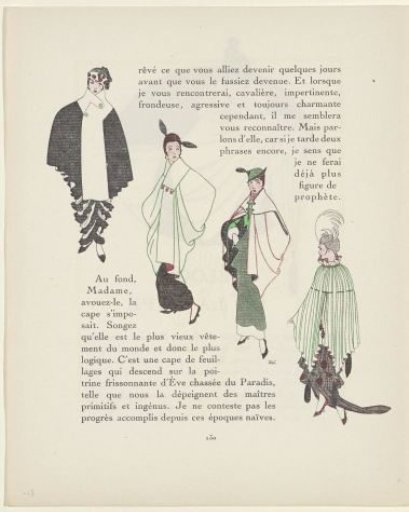 Gazette du Bon Ton, 1914 - No. 4: Praise of the Cape