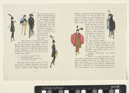 Gazette du Bon Ton, 1914 - No. 6, p. 195: At the Races