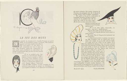 Gazette du Bon Ton, 1914 - No. 7, p. 248: The Game of Words