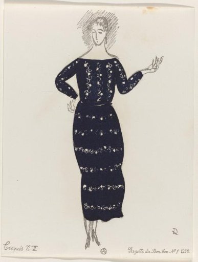 Gazette du Bon Ton, 1920 - No. 1: Sketch No. II