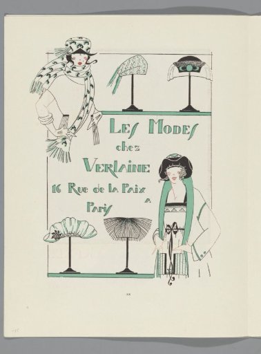 Gazette du Bon Ton, 1920 - No. 3, p. XX: Verlaine advertisement