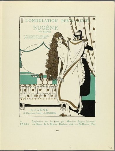Gazette du Bon Ton, 1920 - No. 3, p. XXI: Permanent wave
