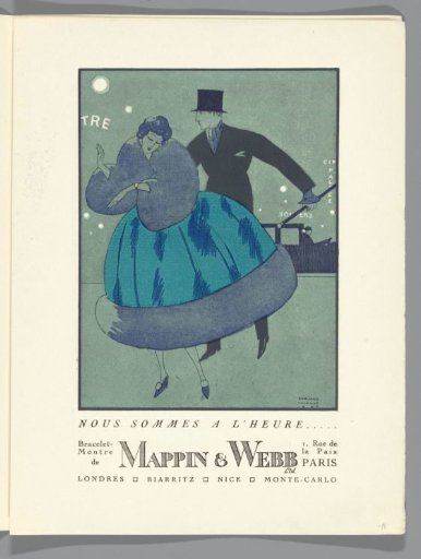 Gazette du Bon Ton, 1920 - No. 4, p. XXIX: Advertisement Mappin & Webb