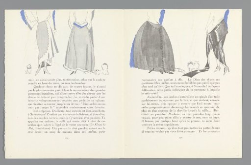 Gazette du Bon Ton, 1921 - No. 9, p. 274-275: ankle-length skirts