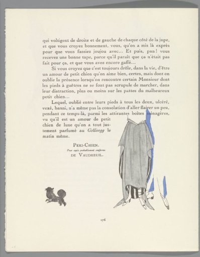 Gazette du Bon Ton, 1921 - No. 9, p. 276: Complaints (...) with illustration of ankle-length skirts