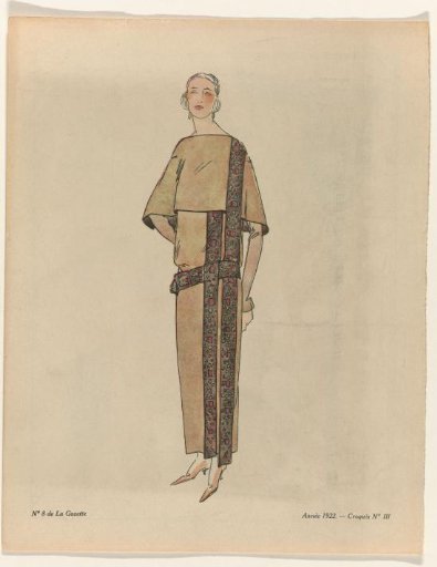 Gazette du Bon Ton, 1922 - No. 8: Sketch No. III