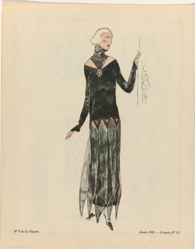 Gazette du Bon Ton, 1922 - No. 8: Sketch No. IV