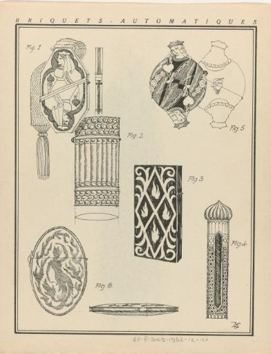 Gazette du Bon Ton, 1922 - No. 8: Automatic Lighters