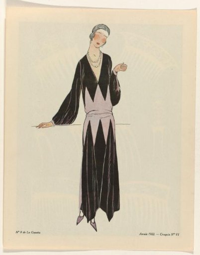 Gazette du Bon Ton, 1922 - No. 8: Sketch No. VI