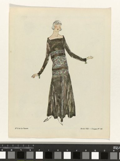Gazette du Bon Ton, 1922 - No. 8: Sketch No. VII
