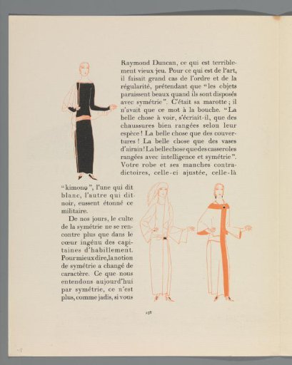 Gazette du Bon Ton, 1922 - No. 9: p. 258: the asymmetrical dresses