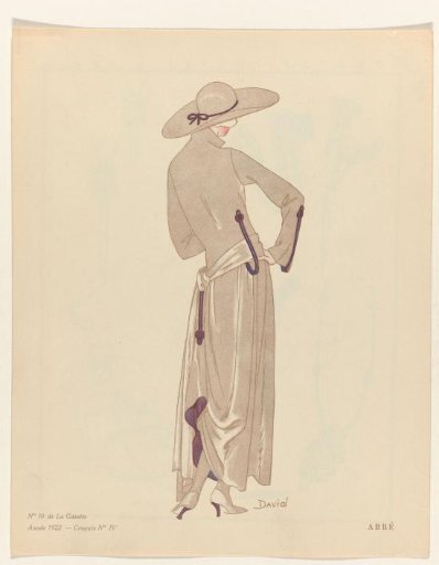 Gazette du Bon Ton, 1922, No. 10, Pl. IV: Abbé