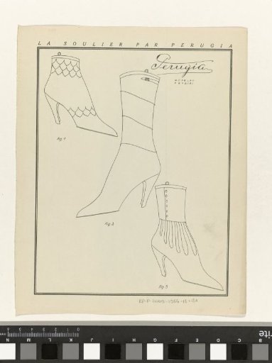 Gazette du Bon Ton, 1922 - No. 10, Pl. VII verso: The shoe by Perugia