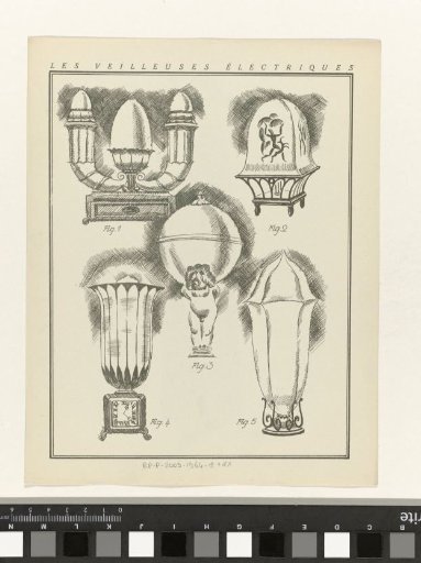 Gazette du Bon Ton, 1922 - No. 10, Pl. II verso: The electric night-lights
