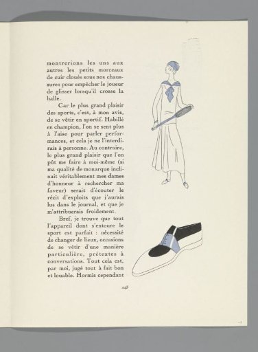 Gazette du Bon Ton, 1924 - No. 6 : p. 243: Chaussez-vous pour les Sports
