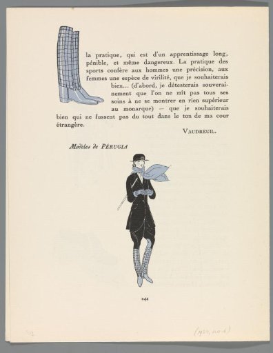 Gazette du Bon Ton, 1924 - No. 6 : p. 244: Chaussez-vous pour les Sports