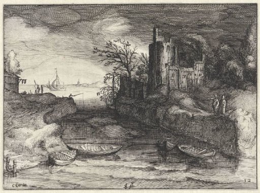Landscape with Skiffs