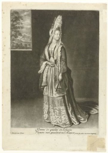 Lady of Quality in a Scarf / Vrouwe van qualiteit in d'Sluyer