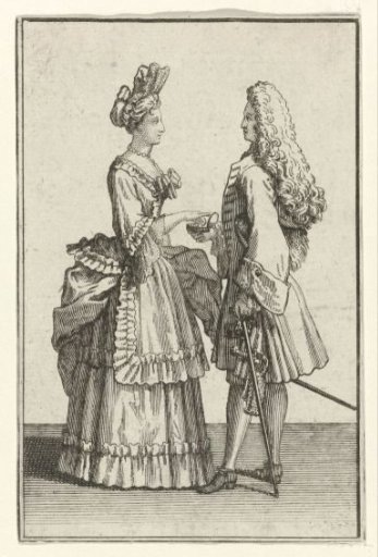 Standing Woman and Man with a Snuffbox