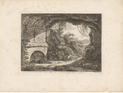 Interior of the De Nasoni family tomb on the road to Terni