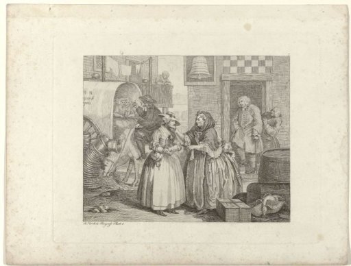 The Harlot's Progress Plate 1