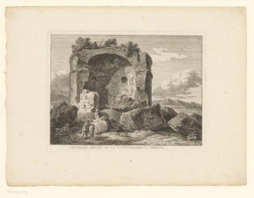 Ancient tomb on the Via Nevia, called the Torre de' Schiavi