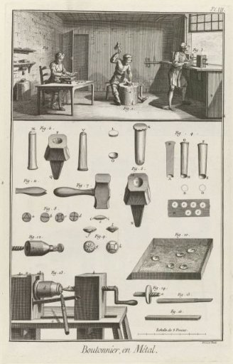 Boutonnier, en Métal