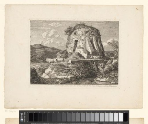 Ancient tomb on the Via Nomentana, near the Nomentano bridge