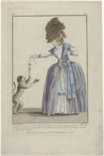 Galerie des Modes et Costumes Français, 1780, dd 164: Another Levite, the skirt of a different color (...)