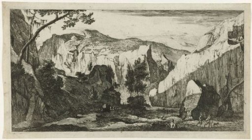 Mountain Landscape with Rocks