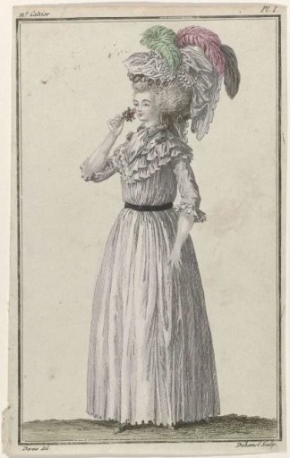 Cabinet des Modes ou les Modes Nouvelles, April 15, 1786, Pl. I