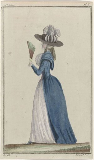 Cabinet des Modes ou les Modes Nouvelles, August 15, 1786, Pl. I