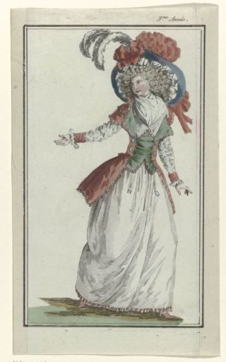 Magasin des Modes Nouvelles Françaises et Anglaises, 29 February 1788, 3rd Year, 11th Issue, Pl. 2
