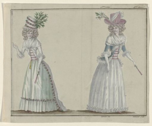 Magasin des Modes Nouvelles Françaises et Anglaises, 21 May 1789, Pl. 2 and 3