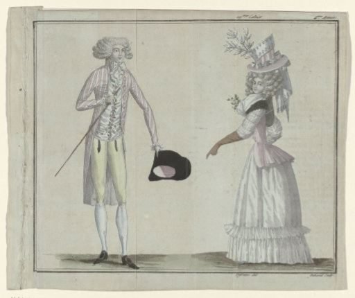 Magasin des Modes Nouvelles Françaises et Anglaises, 1 June 1789, Pl. 2, 3
