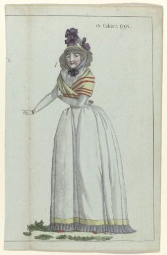 Journal de la Mode et du Goût, 1 July 1792, 13th Issue, Pl. 2