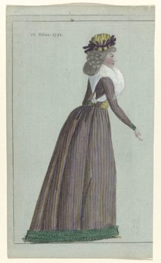Journal de la Mode et du Goût, 10 October 1792, 23rd Issue, Pl. 1