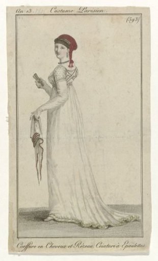 Journal des Dames et des Modes, Parisian Costume, 1 November 1804, Year 13, (593): Hair Coiffure (...)
