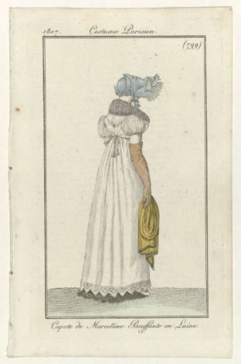 Journal des Dames et des Modes, Parisian Costume, 10 April 1807, (799): Marcellin Cap (...)