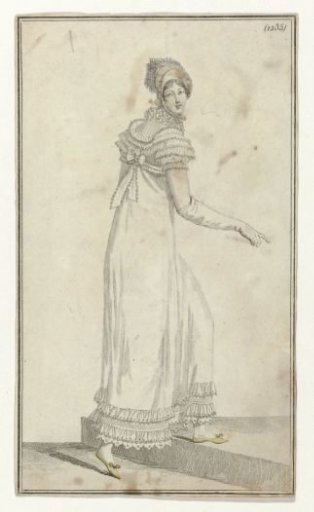 Journal des Dames et des Modes, Parisian Costume, 15 June 1812, (1235): Straw Hat (...)