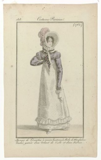 Journal des Dames et des Modes, Parisian Costume, 25 September 1818, (1762): Levantine Spencer (...)