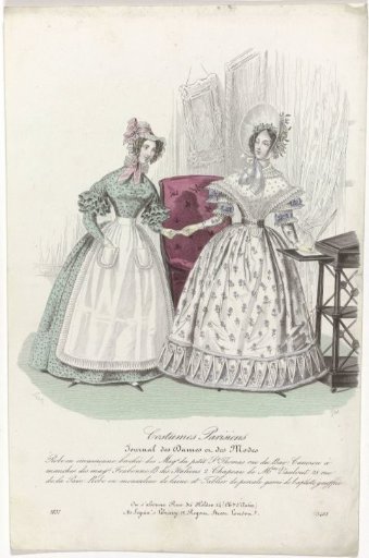 Journal des Dames et des Modes, Parisian Costumes, 1837, (3463): Circassian Dress (...)