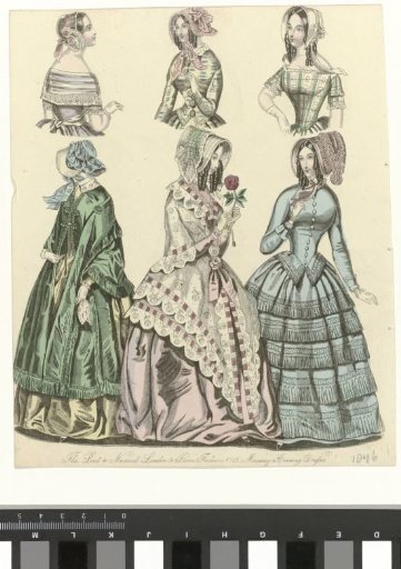 The World of Fashion, 1846: The Last & Newest (...) Morning & Evening Dresses