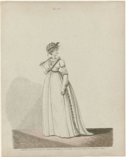 The Gallery of Fashion, 1 Oct. 1798, Fig. 197: Published as the Act (...)