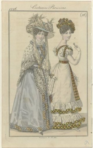 Journal des Dames et des Modes, Frankfurt Edition 1826, Parisian Costumes, (26)